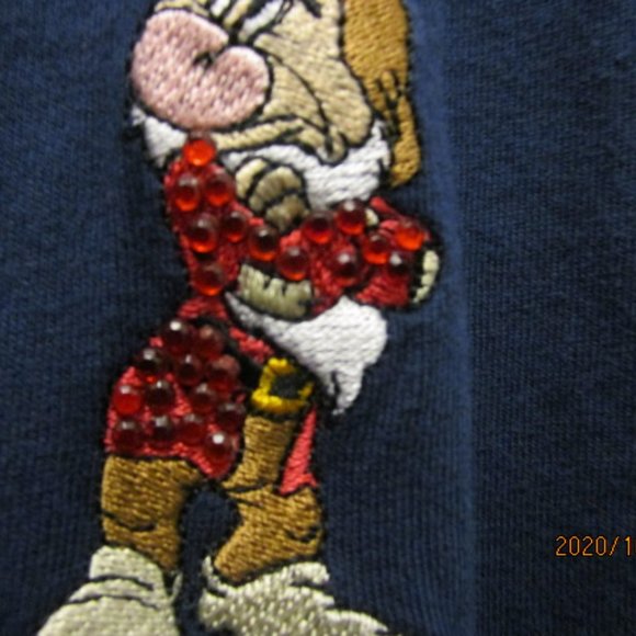 Disney Grumpy Sleeveless Polo Blue Size 2X - Picture 4 of 10